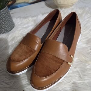 Cole Haan Tan Leather Loafers